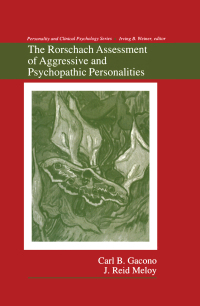Imagen de portada: The Rorschach Assessment of Aggressive and Psychopathic Personalities 1st edition 9780805809800
