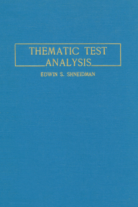 صورة الغلاف: Thematic Test Analysis 1st edition 9781138873018