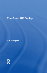 Imagen de portada: The Great Rift Valley 1st edition 9780714618128