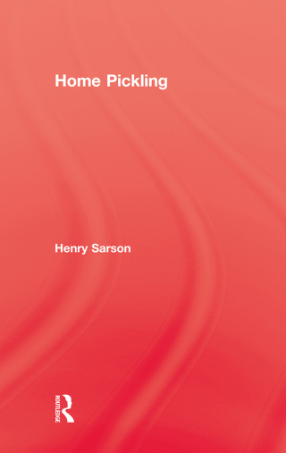 Imagen de portada: Home Pickling 1st edition 9780710310354