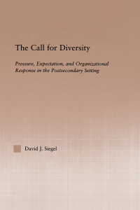 Cover image: The Call For Diversity 1st edition 9780415945035