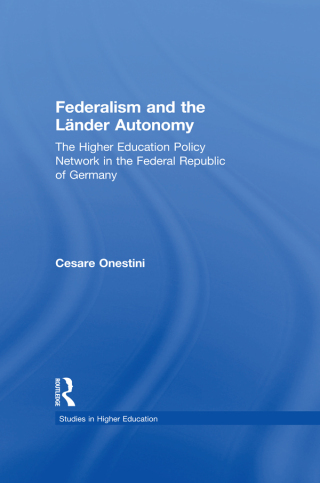 Cover image: Federalism and the Lander Autonomy 1st edition 9781138990975