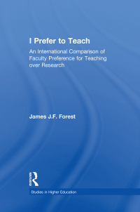 Cover image: I Prefer to Teach 1st edition 9781138866720