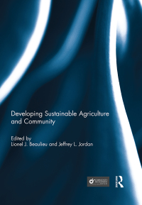 Imagen de portada: Developing Sustainable Agriculture and Community 1st edition 9780415633710