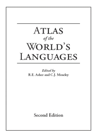 Cover image: Atlas of the World's Languages 2nd edition 9780415310741