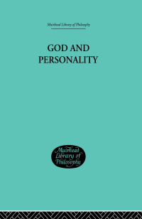 Imagen de portada: God and Personality 1st edition 9781138884311