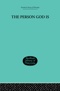Imagen de portada: The Person God Is 1st edition 9780415296236