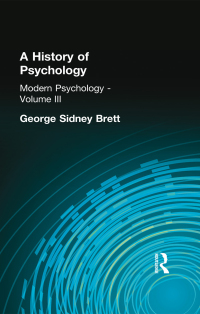 表紙画像: A History of Psychology 1st edition 9781138884250