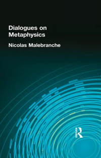 Omslagafbeelding: Dialogues on Metaphysics 1st edition 9780415295994
