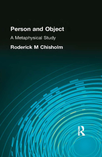 Cover image: Person and Object 1st edition 9781138884205