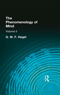 Cover image: The Phenomenology of Mind 1st edition 9781138870956