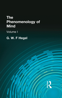 Imagen de portada: The Phenomenology of Mind 1st edition 9780415295826