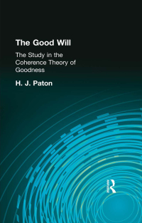 Cover image: The Good Will 1st edition 9780415295758