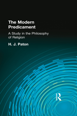 Cover image: The Modern Predicament 1st edition 9781138870871
