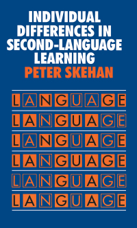 Omslagafbeelding: Individual Differences in Second Language Learning 1st edition 9780713166026