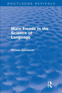 表紙画像: Main Trends in the Science of Language (Routledge Revivals) 1st edition 9781138163331