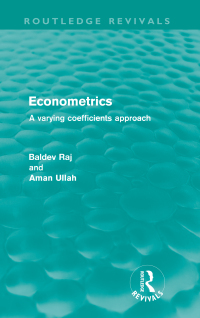 Cover image: Econometrics (Routledge Revivals) 1st edition 9781138154810