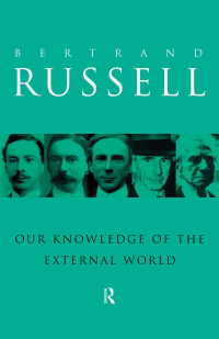 Imagen de portada: Our Knowledge of the External World 1st edition 9781138155831