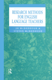 Imagen de portada: Research Methods for English Language Teachers 1st edition 9781138148666