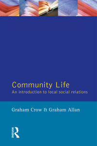 Imagen de portada: Community Life 1st edition 9780745011981