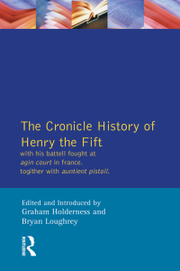 Cover image: Henry V - The Quarto(Sos) 1st edition 9781138466944