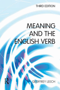 Cover image: Meaning and the English Verb 3rd edition 9780582784574