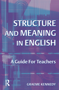 Imagen de portada: Structure and Meaning in English 1st edition 9780582506329