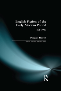 صورة الغلاف: English Fiction of the Early Modern Period 1st edition 9780582492844