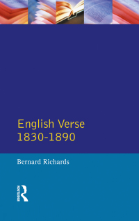 Cover image: English Verse 1830 - 1890 1st edition 9781138164284