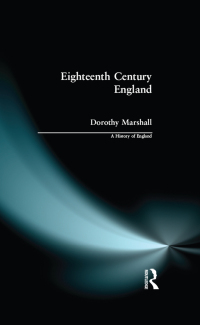 صورة الغلاف: Eighteenth Century England 1st edition 9781138161542