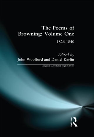 Immagine di copertina: The Poems of Browning: Volume One 1st edition 9780582481008