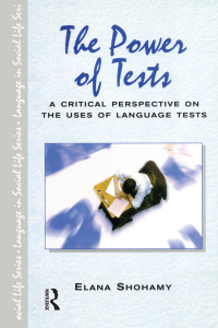 Cover image: The Power of Tests 1st edition 9780582423350