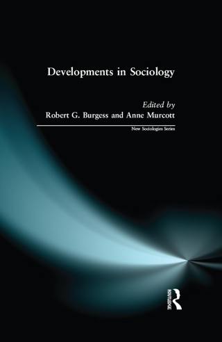 Imagen de portada: Developments in Sociology 1st edition 9780582418554