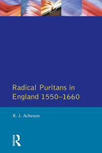 Cover image: Radical Puritans in England 1550 - 1660 1st edition 9780582355156