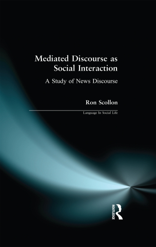 Cover image: Mediated Discourse as Social Interaction 1st edition 9781138179486