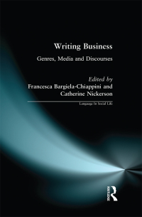 Imagen de portada: Writing Business 1st edition 9781138437487