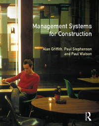 Omslagafbeelding: Management Systems for Construction 1st edition 9781138141650