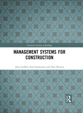 Imagen de portada: Management Systems for Construction 1st edition 9781138141650