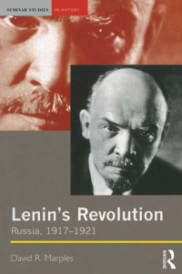 Cover image: Lenin's Revolution 1st edition 9781138425262