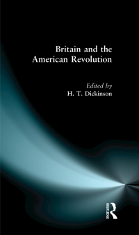 Imagen de portada: Britain and the American Revolution 1st edition 9781138140189