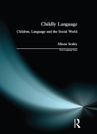 Cover image: Childly Language 1st edition 9781138437647
