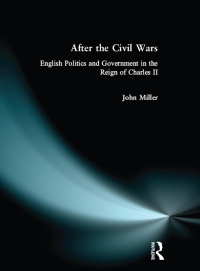 Cover image: After the Civil Wars 1st edition 9780582298989