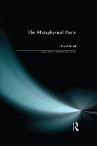 Cover image: The Metaphysical Poets 1st edition 9780582298354