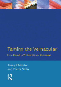 Cover image: Taming the Vernacular 1st edition 9781138437494