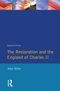Omslagafbeelding: The Restoration and the England of Charles II 2nd edition 9780582292239