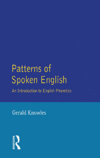Cover image: Patterns of Spoken English 1st edition 9781138173729