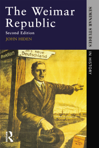 Cover image: The Weimar Republic 2nd edition 9780582287068