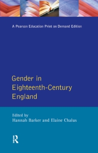 Cover image: Gender in Eighteenth-Century England 1st edition 9781138148079
