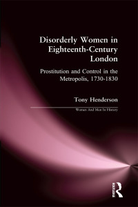 Immagine di copertina: Disorderly Women in Eighteenth-Century London 1st edition 9780582264212