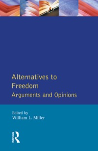 Cover image: Alternatives to Freedom 1st edition 9780582251304